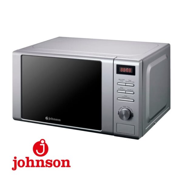 MICROONDAS JOHNSON 20L 700W GRILL 1000W DISPLAY SILVER