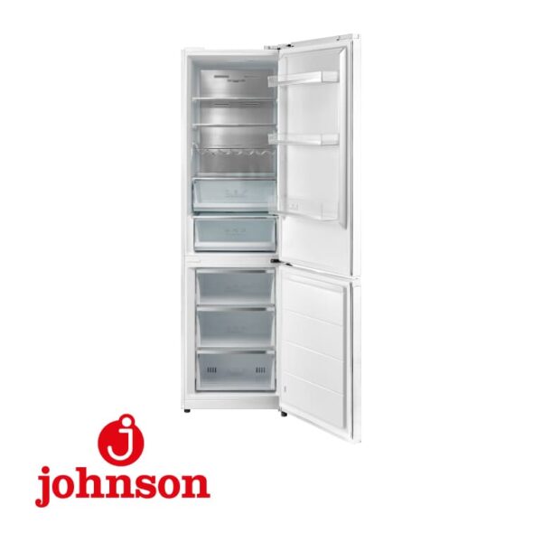 NEVERA COMBI JOHNSON NF 201,8X59,5X66CM CRISTAL BLANCO - Imagen 2