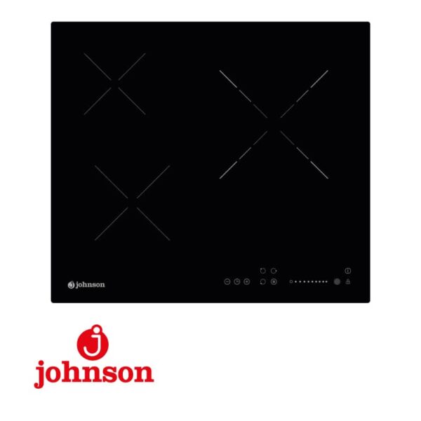 PLACA VITROCERAMICA JOHNSON 3 ZONAS 1 TRIPLE 295MM. CONTROL DESLIZANTE