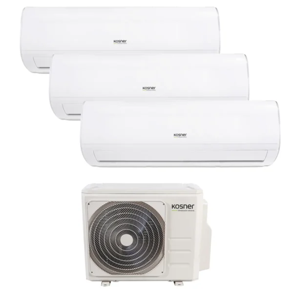 Aire Acondicionado Kosner multisplit  pared R-32 KSTi NOVA 3X1 9+9+9